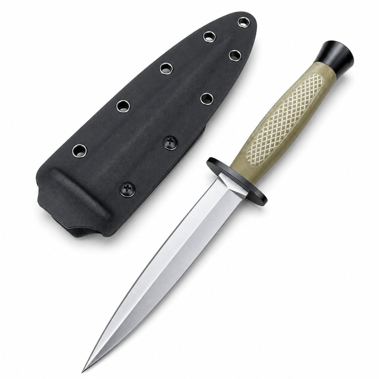 Collaboration Double-Edged Fixed Blade Knife