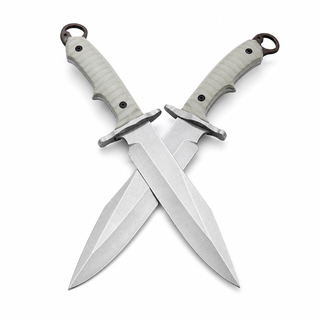 MK9 Stone Washed A8 Steel Fixed Blade Knife