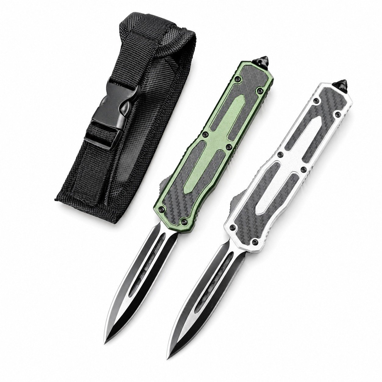 Zinc-shank Scira Jumps Directly OTF Knife