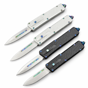 Direct-Jump Special Edition White Handle Droplet OTF Knife